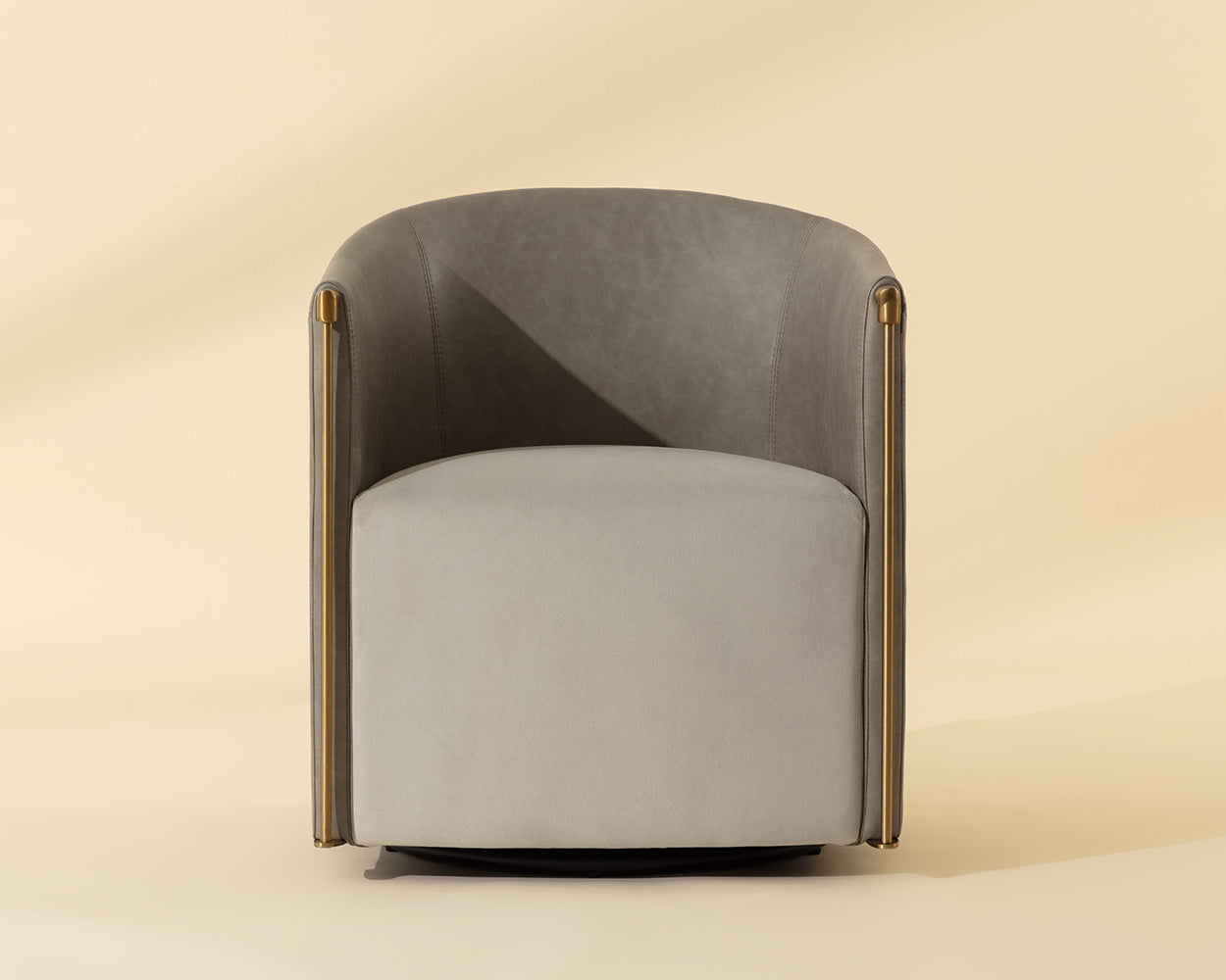Leontine Swivel Lounge Chair - stylish chairs for any table | Image 2 | InSTYLE Home & Rugs