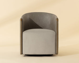 Leontine Swivel Lounge Chair - stylish chairs for any table | Image 2 | InSTYLE Home & Rugs