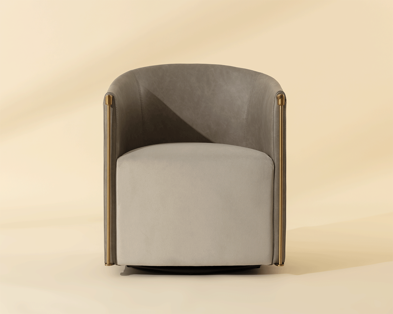 Leontine Swivel Lounge Chair - stylish chairs for any table | Image 9 | InSTYLE Home & Rugs