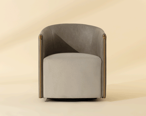 Leontine Swivel Lounge Chair - stylish chairs for any table | Image 9 | InSTYLE Home & Rugs