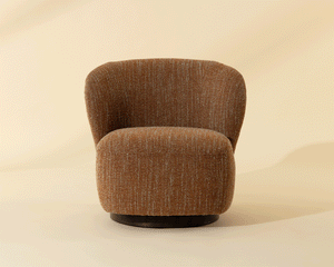 Burnham Swivel Lounge Chair - comfortable chairs for relaxation | Image 3 | InSTYLE Home & Rugs
