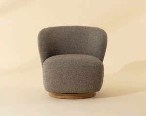 Burnham Swivel Lounge Chair - comfortable chairs for relaxation | Image 12 | InSTYLE Home & Rugs