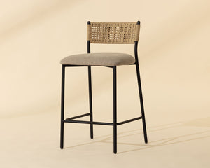 Ernesta Counter Stool - ergonomic design for comfort | Image 2 | InSTYLE Home & Rugs