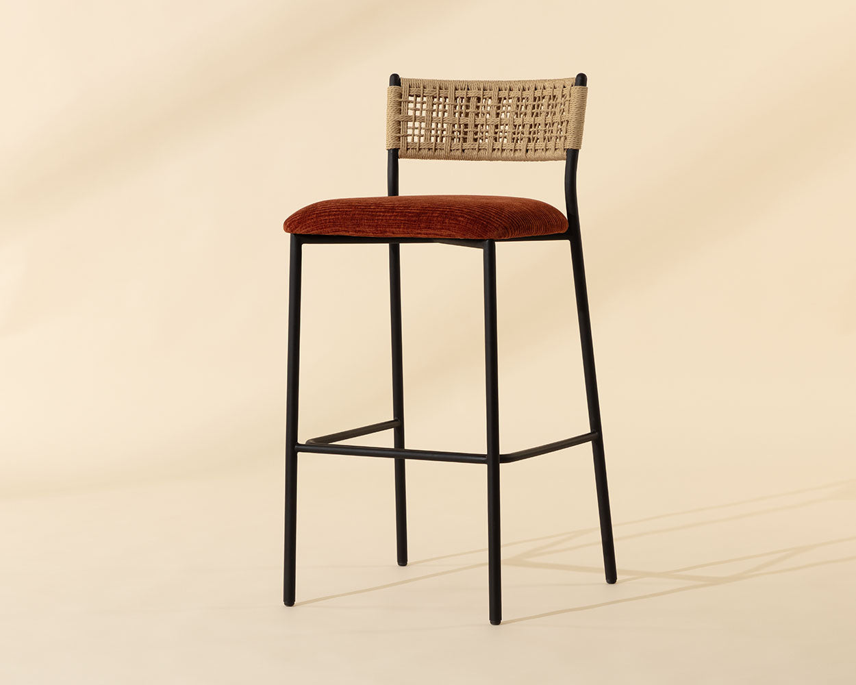 Ernesta Barstool - modern bar seating with style | Image 3 | InSTYLE Home & Rugs