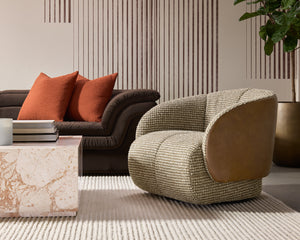 Camie Swivel Lounge Chair - comfortable chairs for relaxation | Image 2 | InSTYLE Home & Rugs