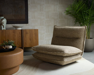 Colson Swivel Armless Chair - comfortable chairs for relaxation | Image 10 | InSTYLE Home & Rugs