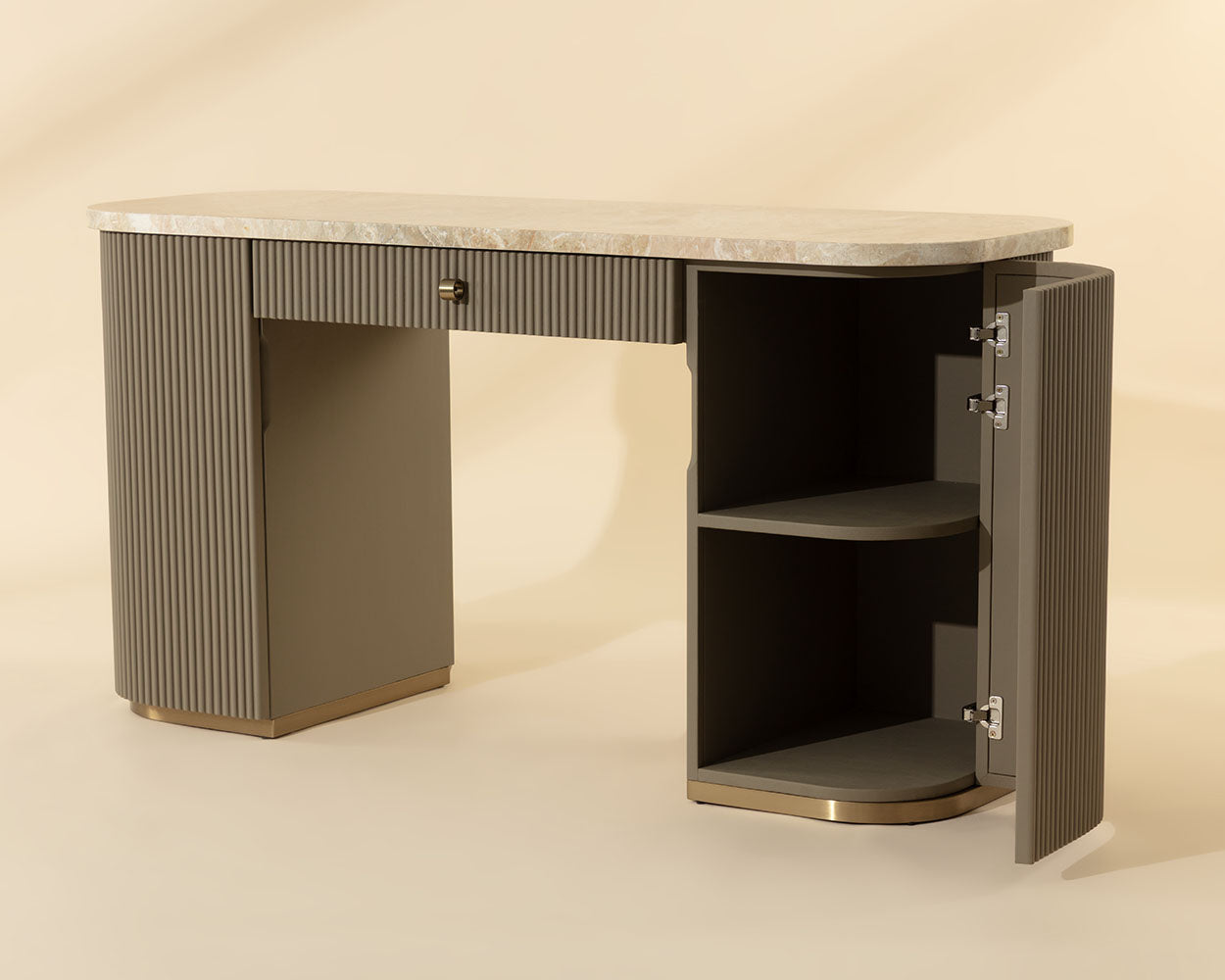 Cataldi Desk - sleek design for modern homes | Image 4 | InSTYLE Home & Rugs