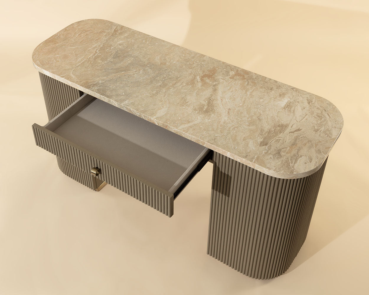 Cataldi Desk - sleek design for modern homes | Image 6 | InSTYLE Home & Rugs