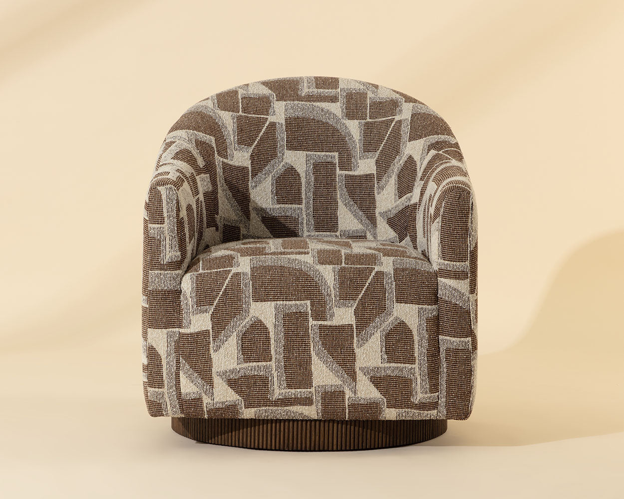 Langdon Swivel Lounge Chair - perfect for casual unwinding | Image 3 | InSTYLE Home & Rugs
