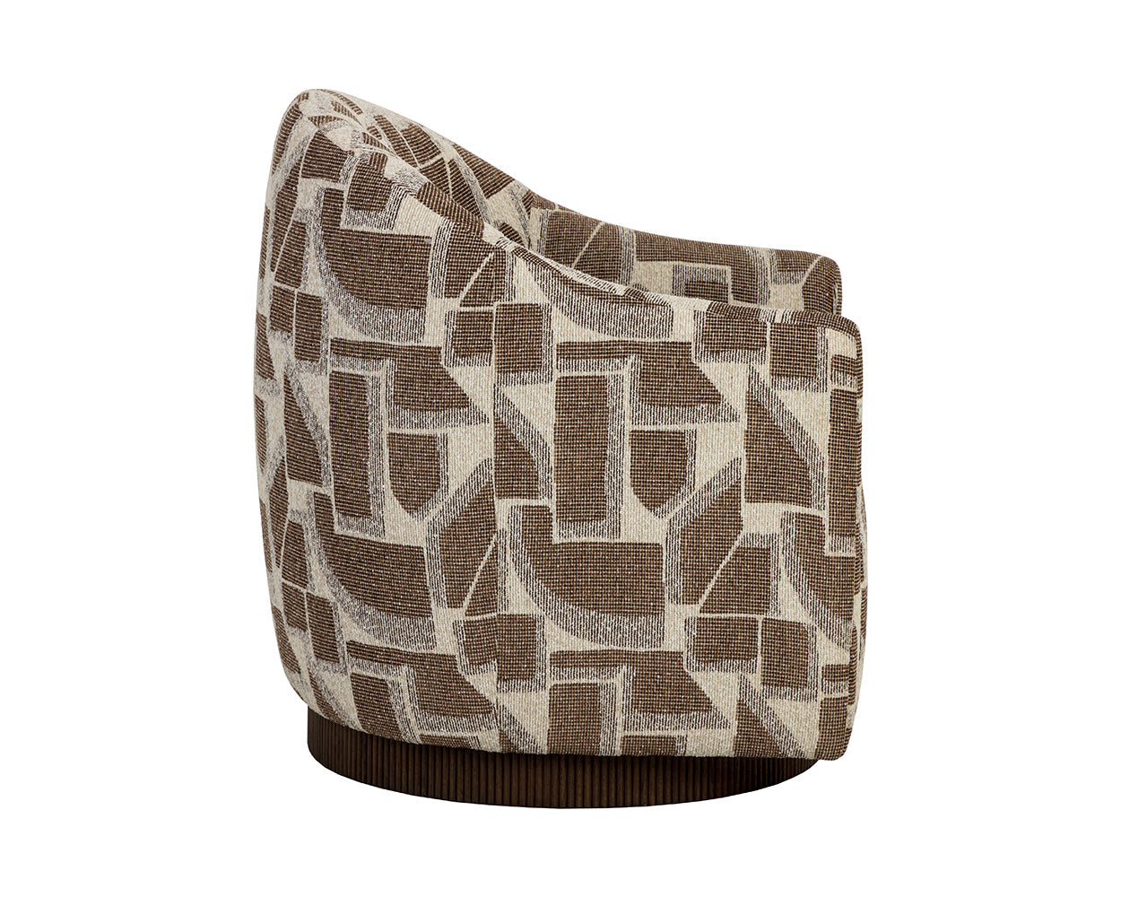 Langdon Swivel Lounge Chair - perfect for casual unwinding | Image 7 | InSTYLE Home & Rugs