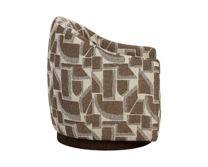 Langdon Swivel Lounge Chair - perfect for casual unwinding | Image 7 | InSTYLE Home & Rugs