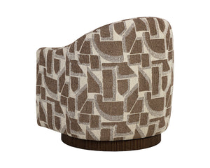 Langdon Swivel Lounge Chair - perfect for casual unwinding | Image 8 | InSTYLE Home & Rugs