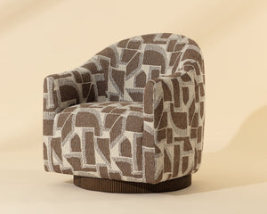 Langdon Swivel Lounge Chair - perfect for casual unwinding | Image 1 | InSTYLE Home & Rugs