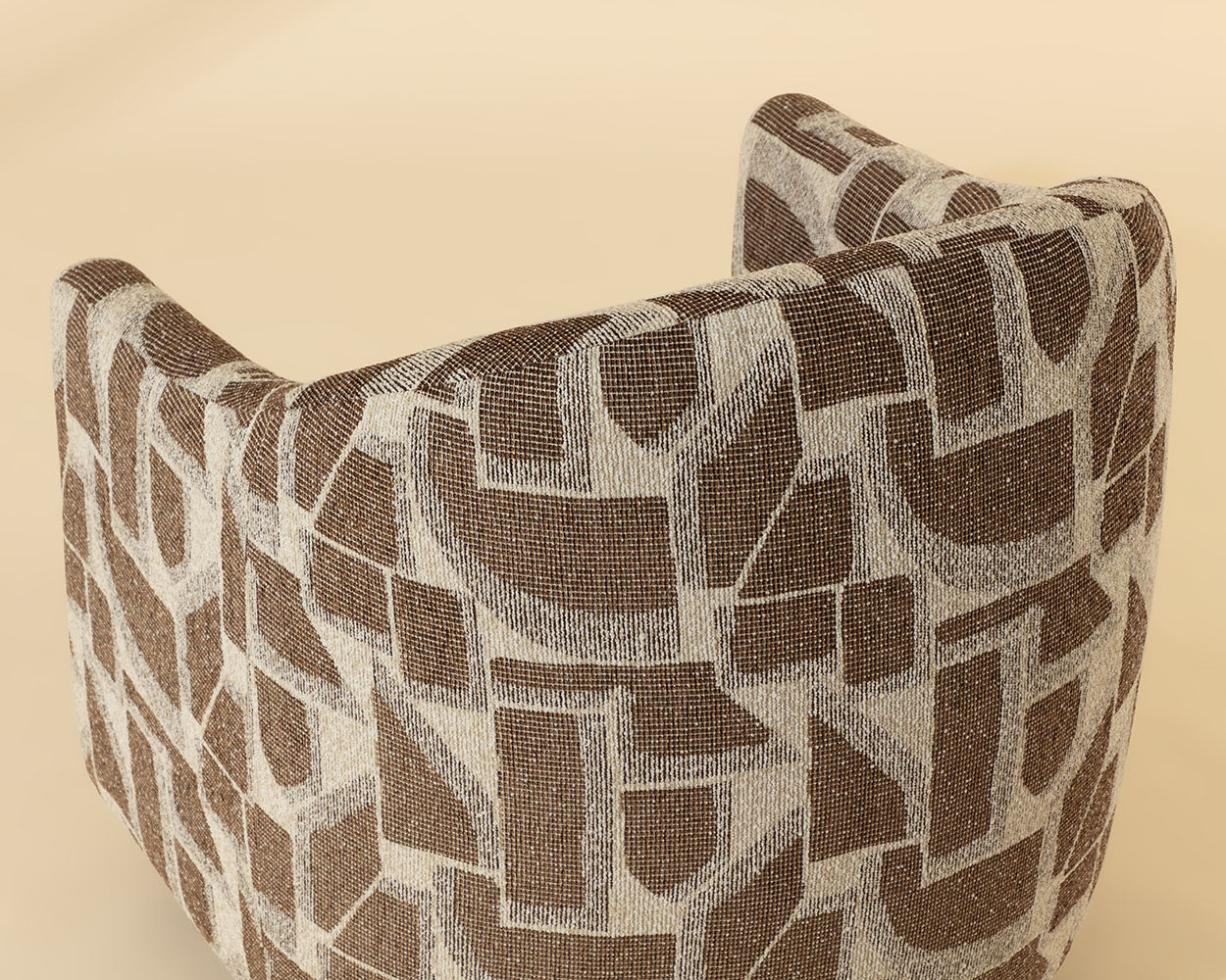 Langdon Swivel Lounge Chair - perfect for casual unwinding | Image 4 | InSTYLE Home & Rugs