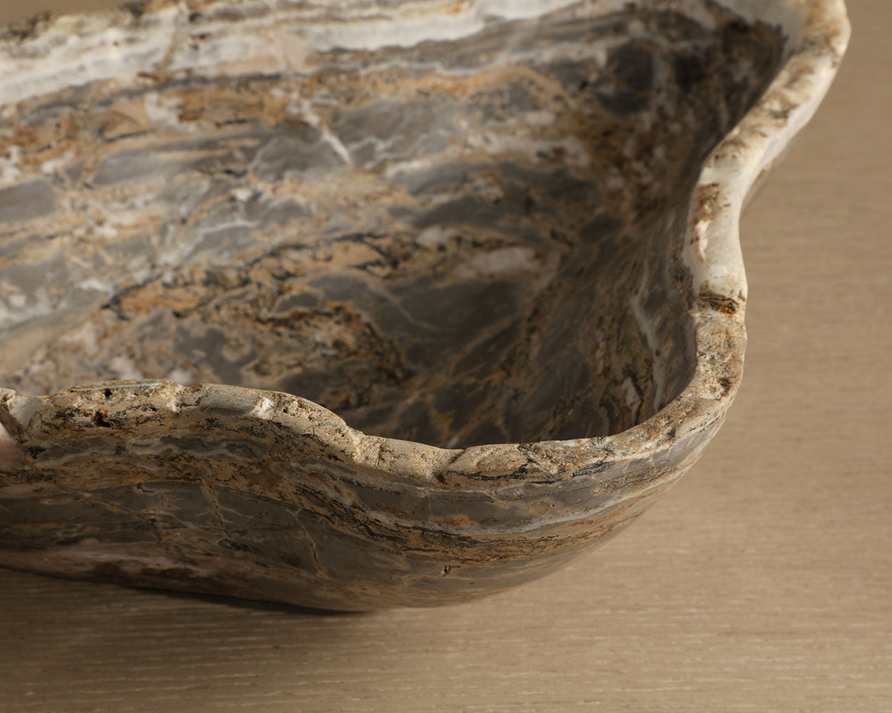 Nature's Vessel Bowl - modern decorative bowl for displaying fruit or decorative items | Image 3 | InSTYLE Home & Rugs