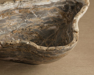 Nature's Vessel Bowl - modern decorative bowl for displaying fruit or decorative items | Image 3 | InSTYLE Home & Rugs