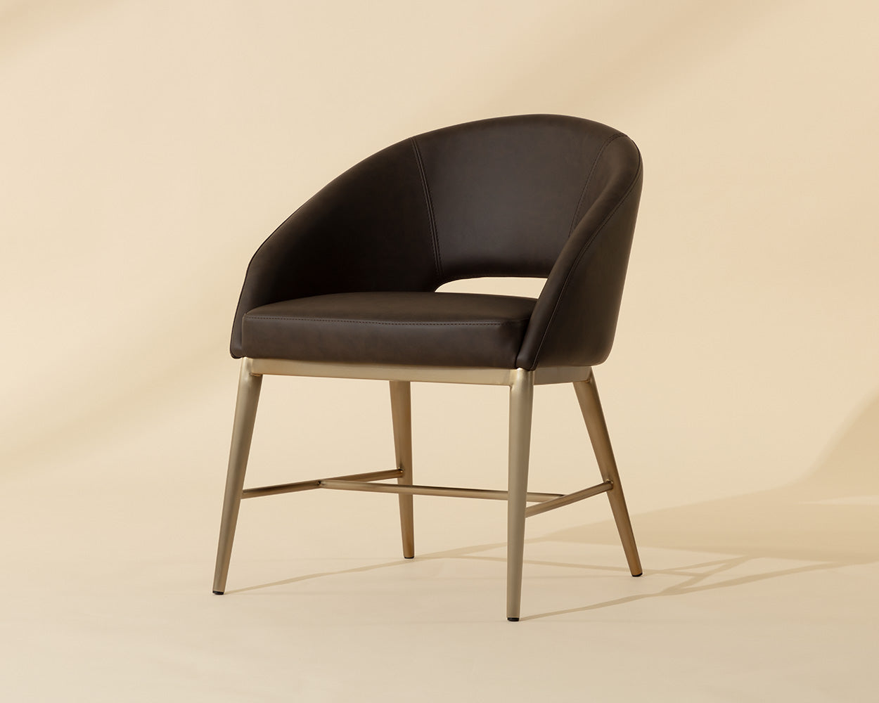 Abelson Dining Armchair - elegant seating for dining areas | Image 1 | InSTYLE Home & Rugs
