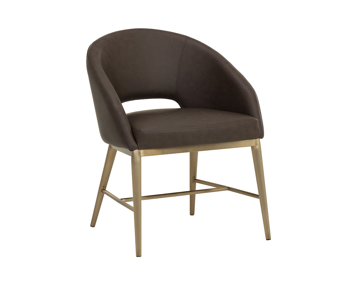 Abelson Dining Armchair - elegant seating for dining areas | Image 4 | InSTYLE Home & Rugs