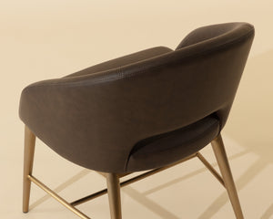 Abelson Dining Armchair - elegant seating for dining areas | Image 3 | InSTYLE Home & Rugs
