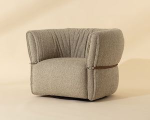 Davisville Swivel Armchair - stylish lounge chairs for any room | Image 10 | InSTYLE Home & Rugs