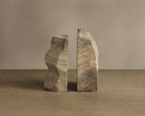 Strata Bookends (Set Of 2) - unique decorative objects to personalize your living space | Image 2 | InSTYLE Home & Rugs
