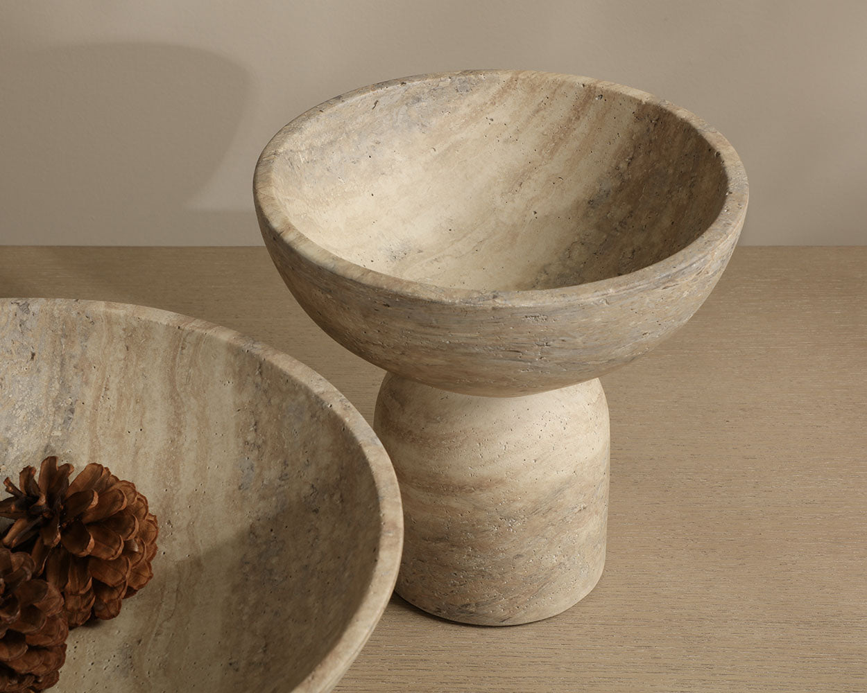 Positano Bowl - modern decorative bowl for displaying fruit or decorative items | Image 3 | InSTYLE Home & Rugs