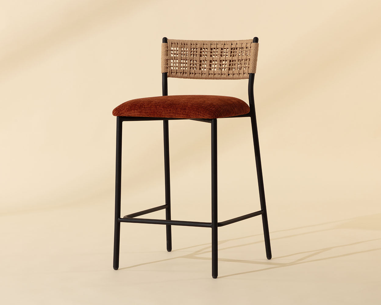 Ernesta Counter Stool - ergonomic design for comfort | Image 1 | InSTYLE Home & Rugs