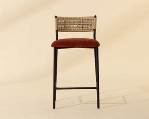Ernesta Counter Stool - ergonomic design for comfort | Image 3 | InSTYLE Home & Rugs
