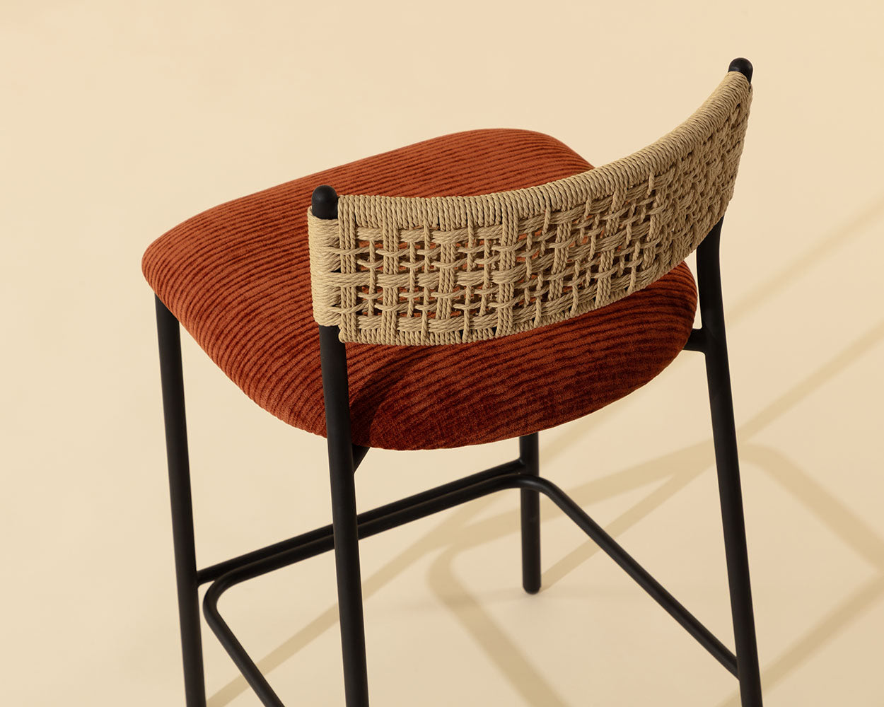 Ernesta Counter Stool - ergonomic design for comfort | Image 4 | InSTYLE Home & Rugs