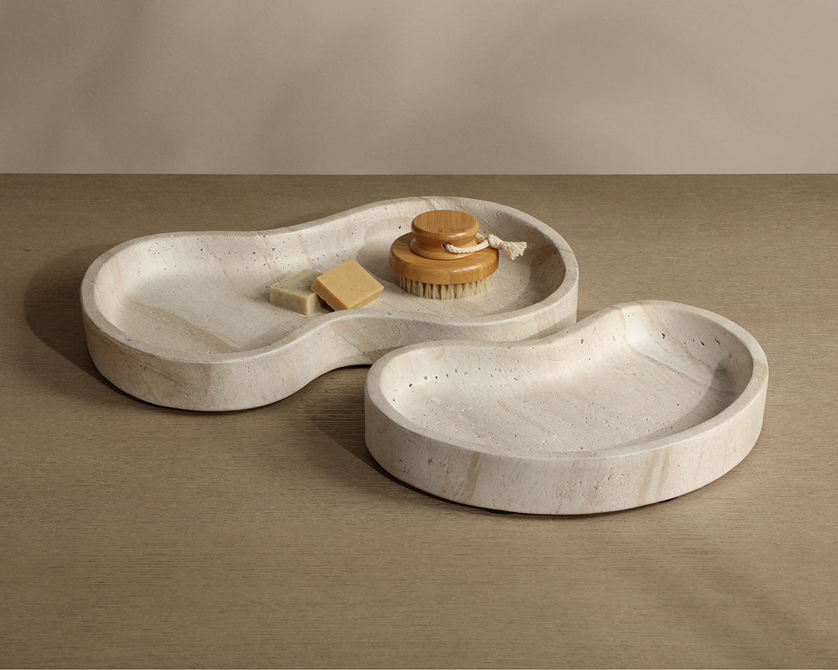Amoeba Trays (Set Of 2) - perfect for serving or as a decorative centerpiece | Image 11 | InSTYLE Home & Rugs