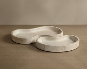 Amoeba Trays (Set Of 2) - perfect for serving or as a decorative centerpiece | Image 5 | InSTYLE Home & Rugs