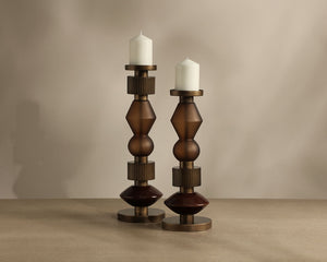 Bauhaus Candle Holders (Set Of 2) - artistic decorative objects to enhance shelves and tabletops | Image 4 | InSTYLE Home & Rugs