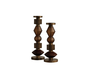 Bauhaus Candle Holders (Set Of 2) - artistic decorative objects to enhance shelves and tabletops | Image 6 | InSTYLE Home & Rugs