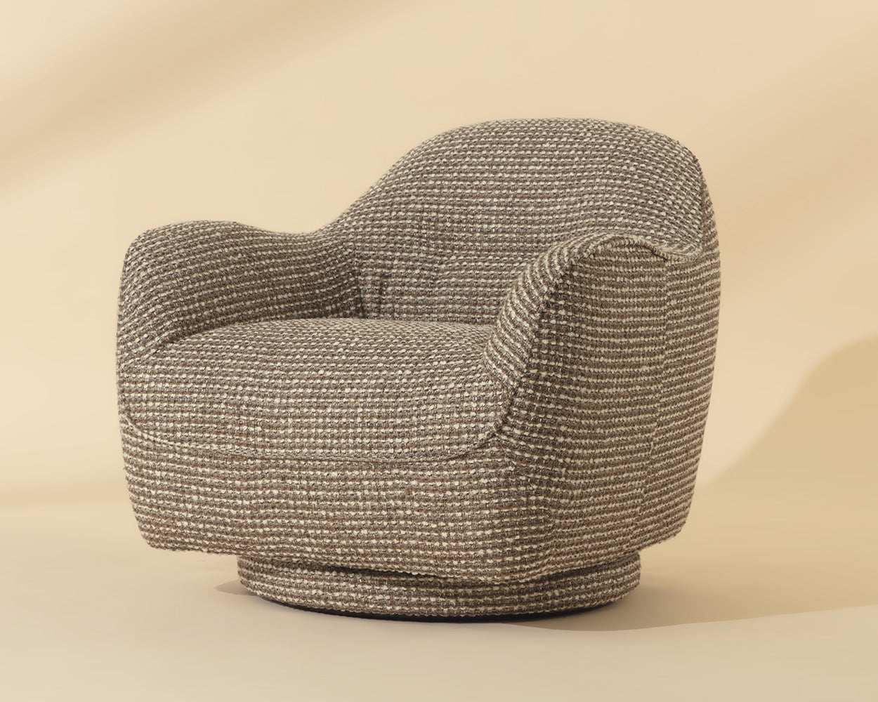 Tesoro Swivel Lounge Chair - perfect for casual unwinding | Image 1 | InSTYLE Home & Rugs