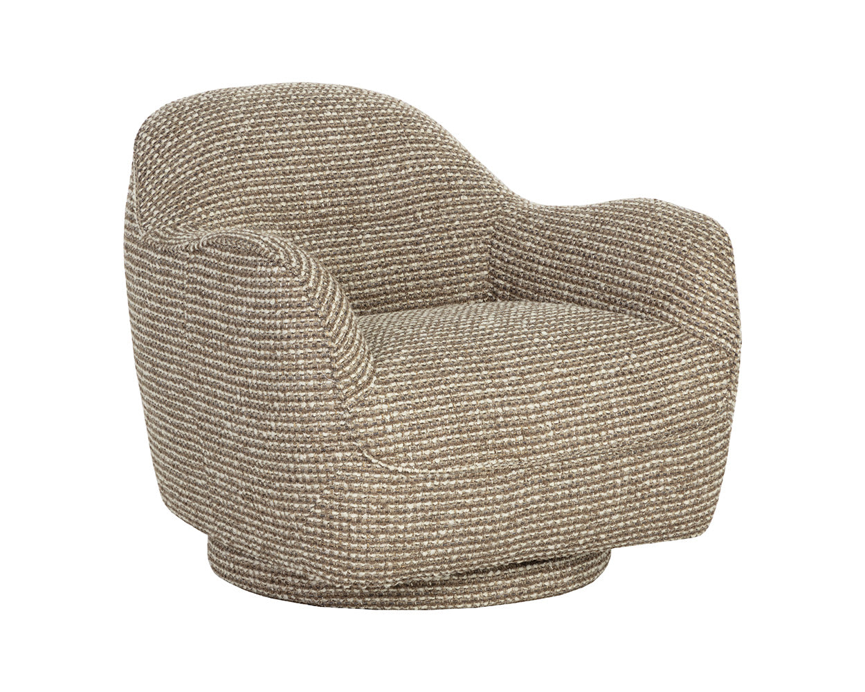 Tesoro Swivel Lounge Chair - perfect for casual unwinding | Image 4 | InSTYLE Home & Rugs