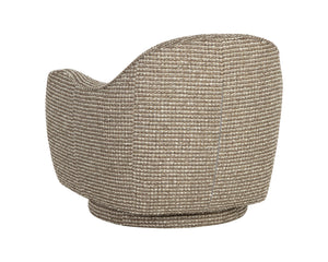 Tesoro Swivel Lounge Chair - perfect for casual unwinding | Image 7 | InSTYLE Home & Rugs