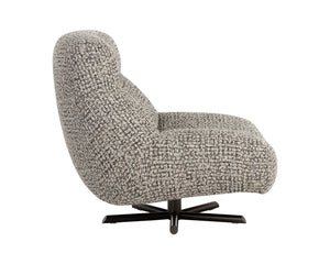Nobu Swivel Lounge Chair - stylish lounge chairs for any room | Image 6 | InSTYLE Home & Rugs