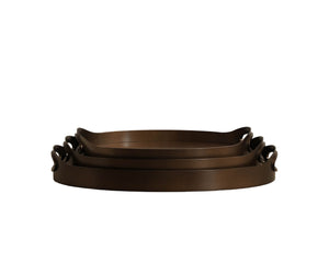 Delhi Trays (Set Of 3) - perfect for serving or as a decorative centerpiece | Image 5 | InSTYLE Home & Rugs