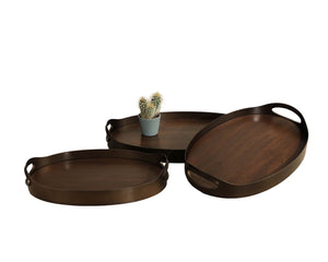 Delhi Trays (Set Of 3) - perfect for serving or as a decorative centerpiece | Image 6 | InSTYLE Home & Rugs