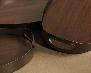 Delhi Trays (Set Of 3) - perfect for serving or as a decorative centerpiece | Image 4 | InSTYLE Home & Rugs