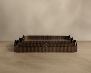 Sumatra Trays (Set Of 3) - available in various shapes, sizes, and materials | Image 2 | InSTYLE Home & Rugs