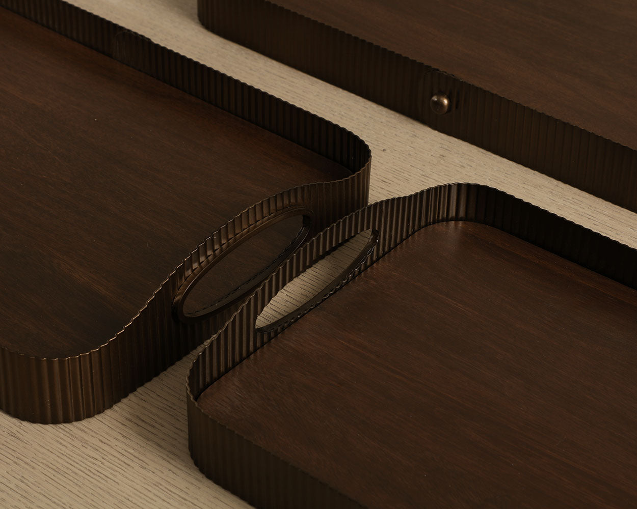 Sumatra Tray (Set Of 3) - stylish tray to organize and display your favorite items | Image 4 | InSTYLE Home & Rugs