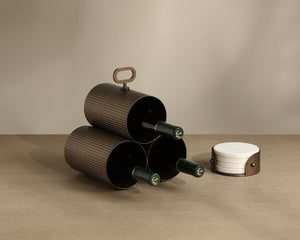 Mendocino 3 Bottle Wine Rack - | Image 3 | InSTYLE Home & Rugs