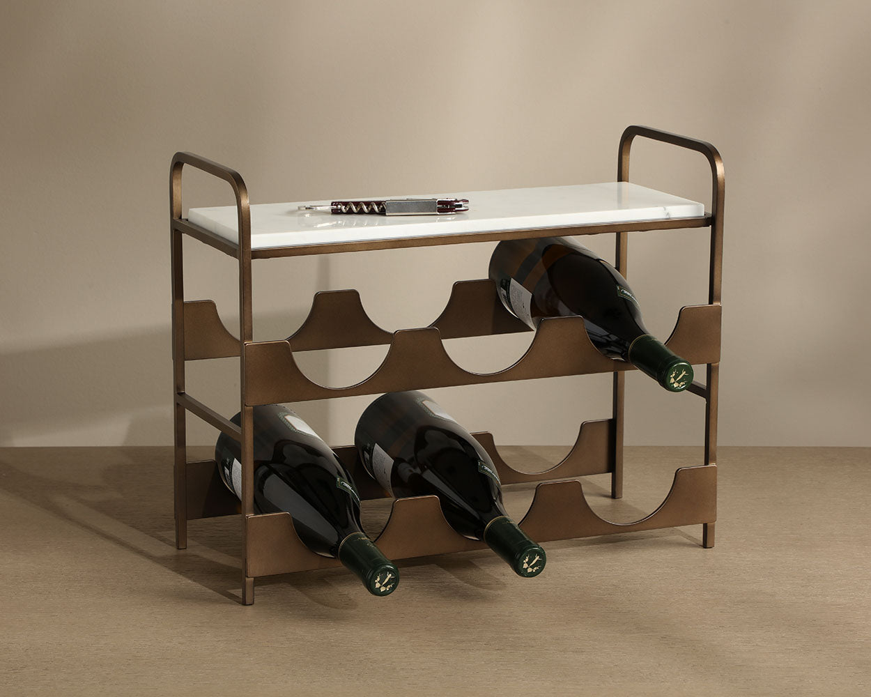 Rhone 5 Bottle Wine Rack - | Image 3 | InSTYLE Home & Rugs