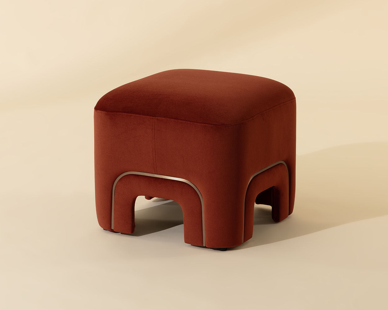 Barnum Stool - chic ottomans for living rooms | Image 1 | InSTYLE Home & Rugs