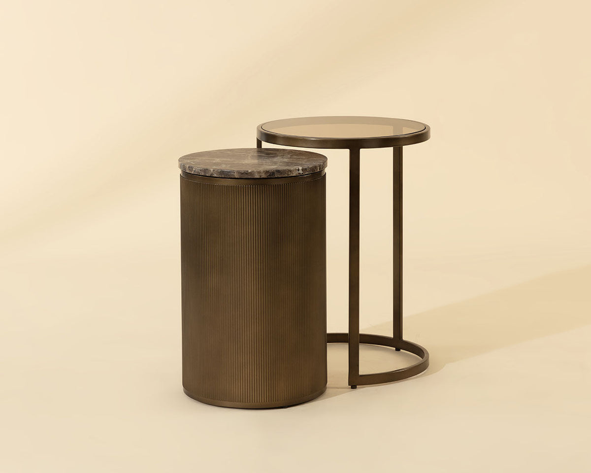 Chandra Nesting End Tables (Set Of 2) - accent tables for living rooms | Image 1 | InSTYLE Home & Rugs