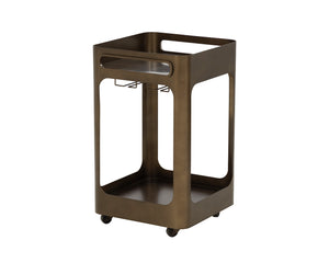 Alarion Bar Cart - perfect storage for drinks and glassware | Image 7 | InSTYLE Home & Rugs