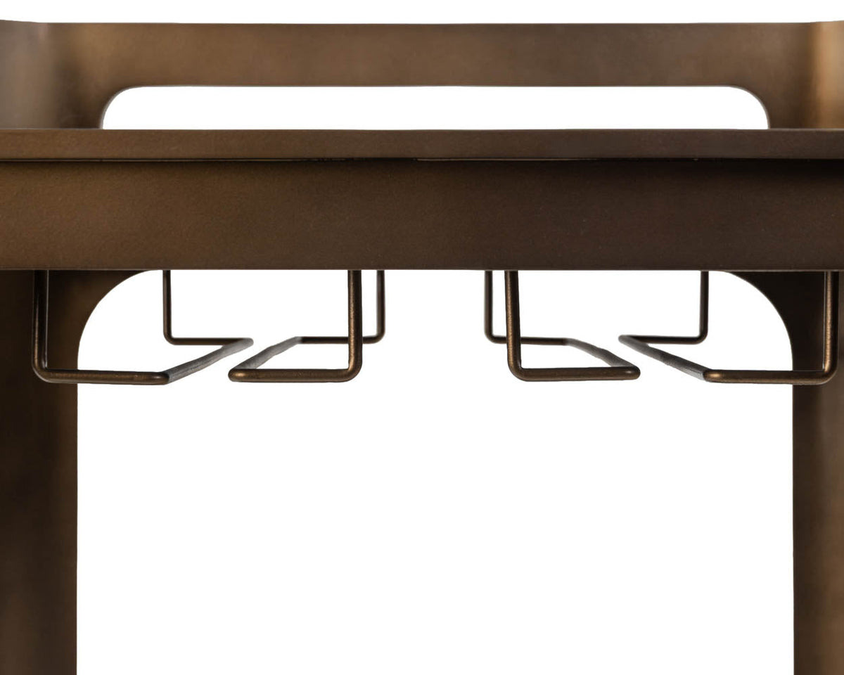 Alarion Bar Cart - perfect storage for drinks and glassware | Image 13 | InSTYLE Home & Rugs