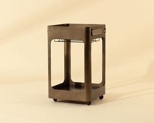 Alarion Bar Cart - perfect storage for drinks and glassware | Image 2 | InSTYLE Home & Rugs