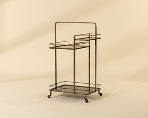 Piet Bar Cart - perfect storage for drinks and glassware | Image 1 | InSTYLE Home & Rugs